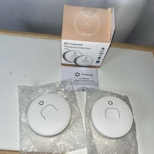 Putogesafe Photoelectric Smoke Alarm 2 PCs ZA208 10 Years Product Life